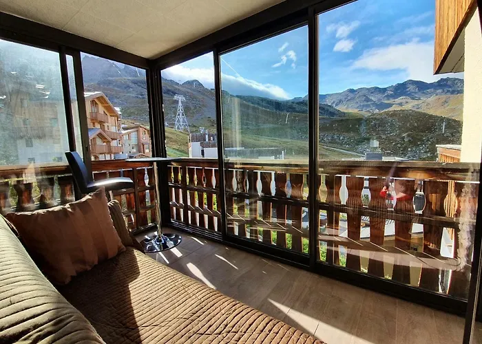 Le Serac W6 With Panoramic Mountainview End Of The Hallway Managed By Private Host * Val Thorens